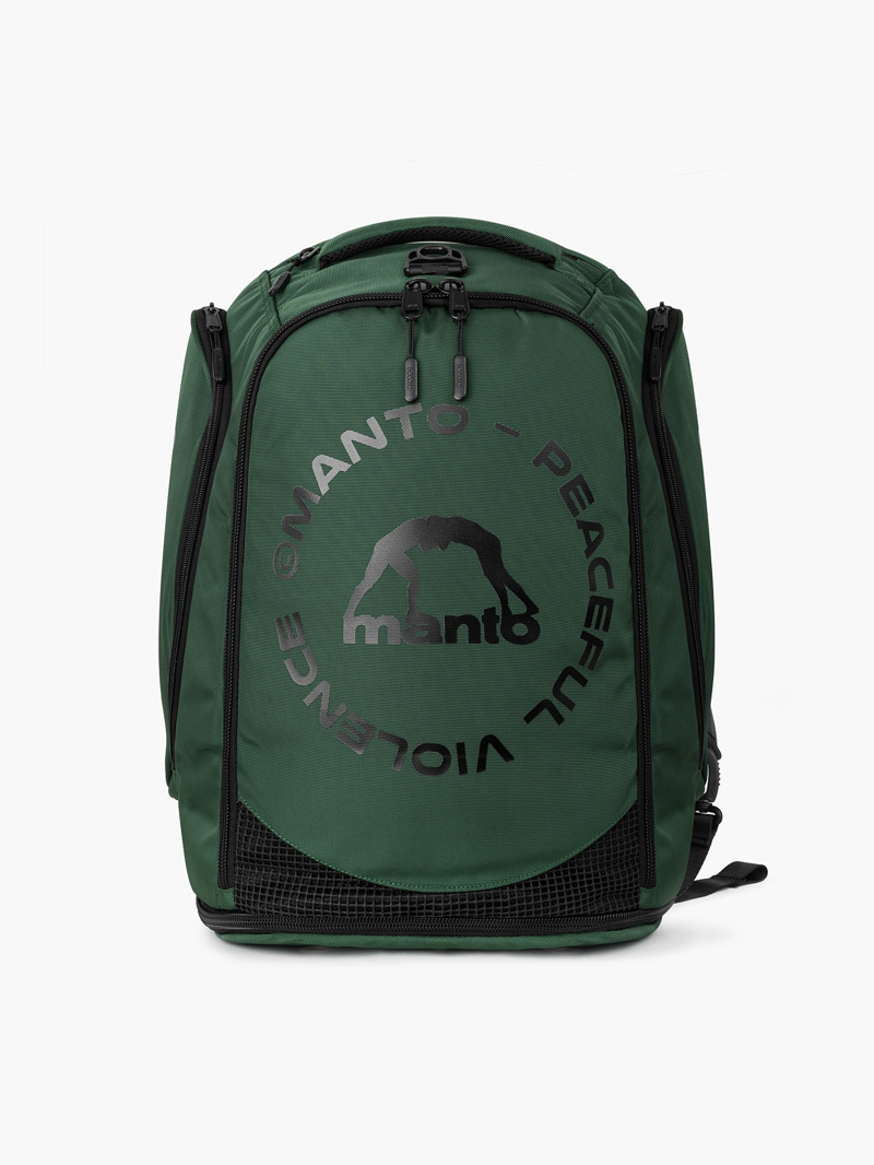 MANTO XL CONVERTIBLE BACKPACK CIRCLE-green